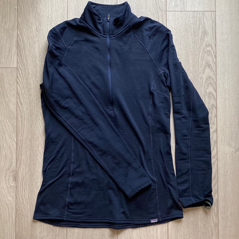 Patagonia thermal weight capilene baselayer half zip